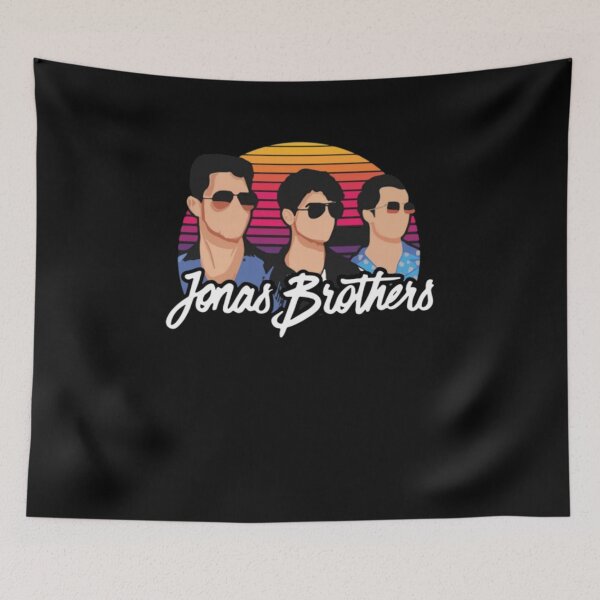 Aperçu de l'œuvre Logo vintage des Jonas Brothers créée et vendue par annmarieryanhj.
