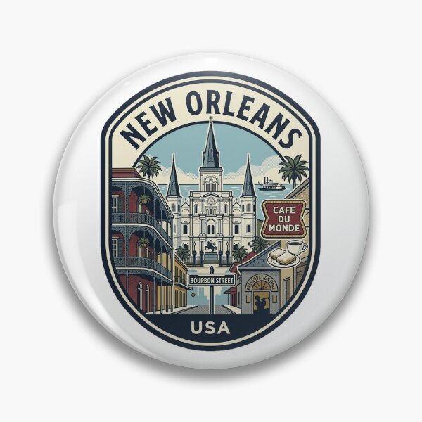 Item preview, Vintage New Orleans Louisiana French Quarter Travel designed and sold by k3rstman1.