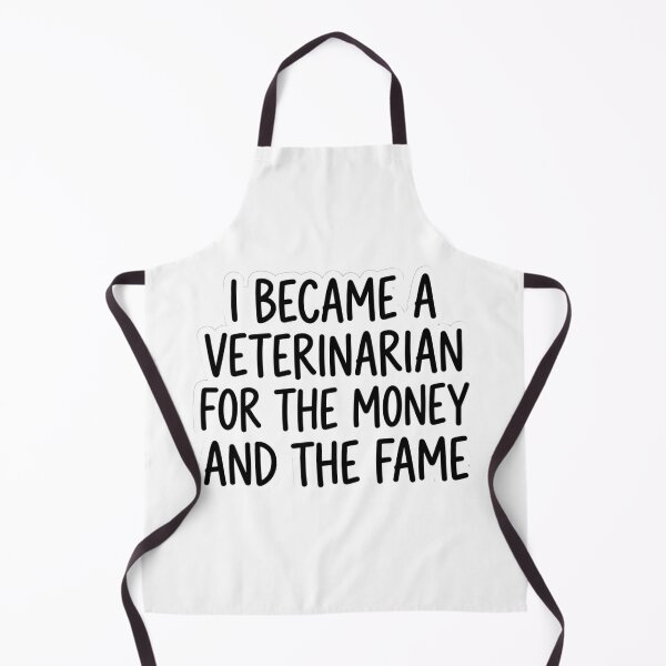Item preview, Funny Veterinarian Money and Fame Quote Design for Animal Doctors and Vet Techs designed and sold by raedattia.