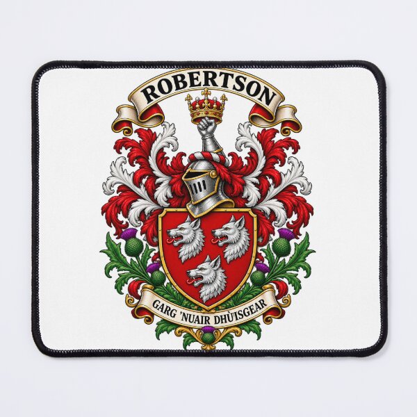 Item preview, Robertson Family Crest and Motto designed and sold by Hibernia29.