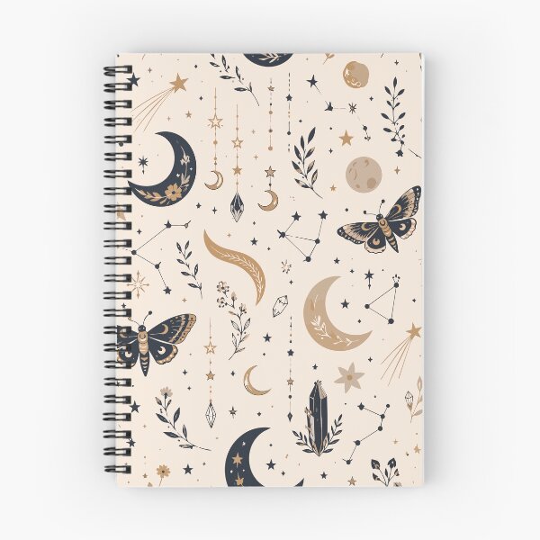 Item preview, Lunar Moths & Constellations Pattern designed and sold by BanksyNB.