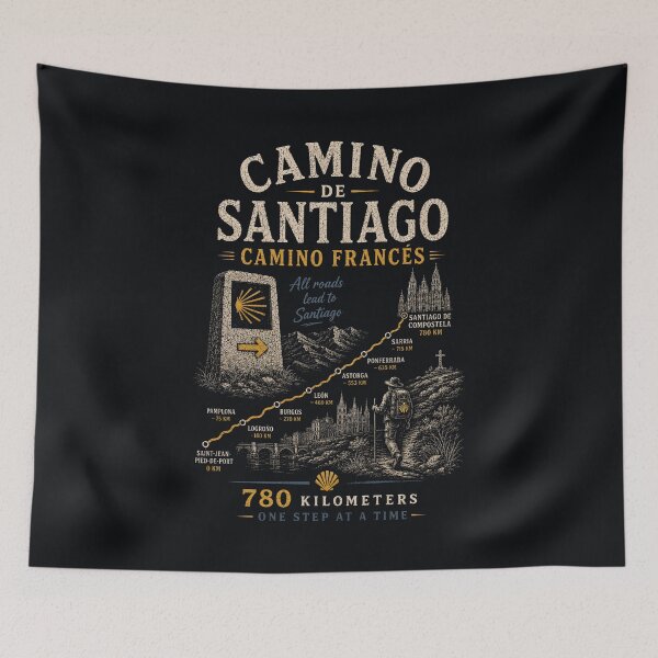 Item preview, Camino Frances - Camino de Santiago designed and sold by GoodOldVintage.