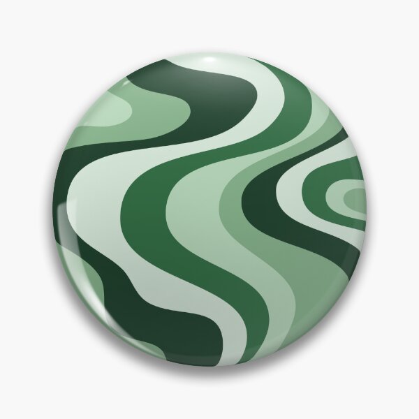 Item preview, Liquid Swirl Retro Abstract in green tones, Cream, and White designed and sold by Differenceee.
