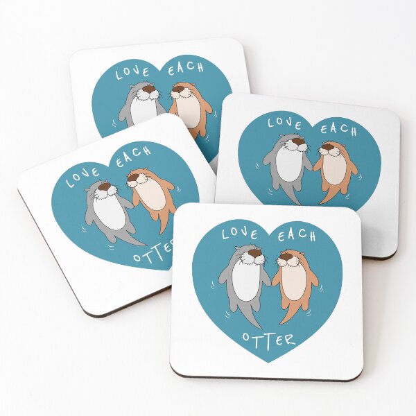 Item preview, Love Each Otter designed and sold by tentihandmade.