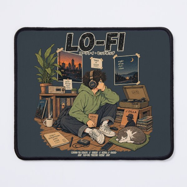 Item preview, Lo-Fi Hip Hop Night – Chill Vibes designed and sold by lungpleecha.