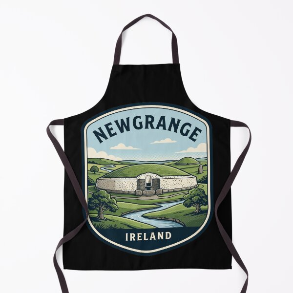 Item preview, Newgrange Ireland Prehistoric Passage Tomb Vintage Badge designed and sold by k3rstman1.