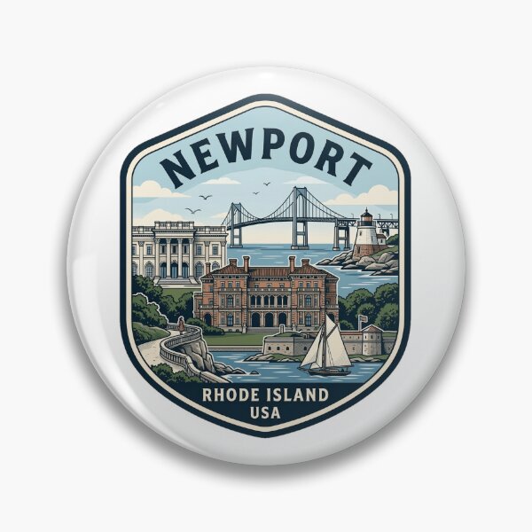Item preview, Newport Rhode Island Vintage Travel Emblem designed and sold by k3rstman1.