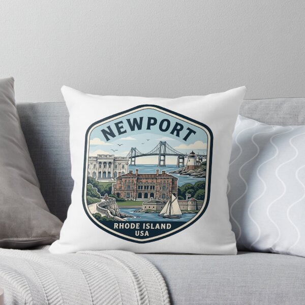 Item preview, Newport Rhode Island Vintage Travel Emblem designed and sold by k3rstman1.