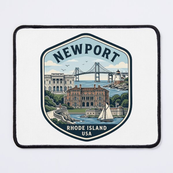 Item preview, Newport Rhode Island Vintage Travel Emblem designed and sold by k3rstman1.