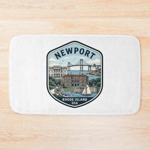 Item preview, Newport Rhode Island Vintage Travel Emblem designed and sold by k3rstman1.