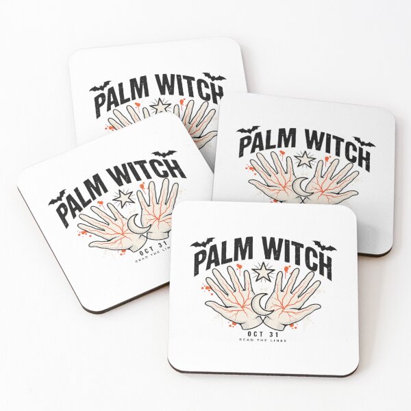 Item preview, Palm Witch Halloween Design – Mystical Palmistry Fortune Telling Graphic Tee v1 designed and sold by DarylWelsh2024.