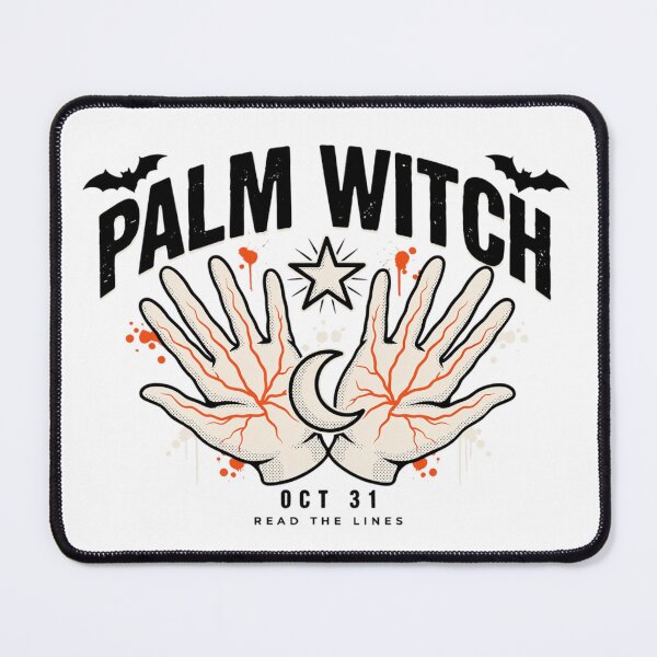 Item preview, Palm Witch Halloween Design – Mystical Palmistry Fortune Telling Graphic Tee v1 designed and sold by DarylWelsh2024.