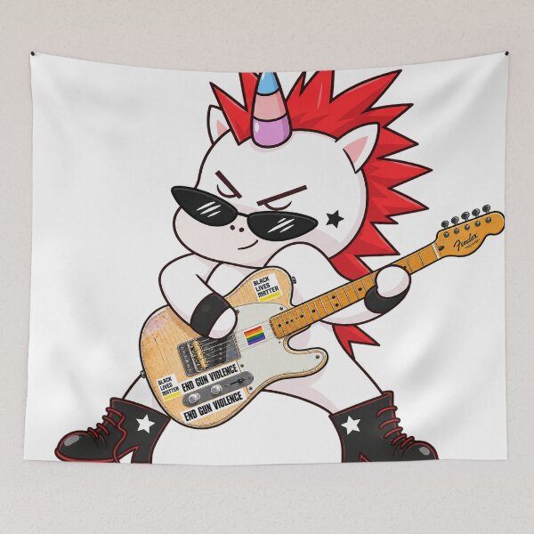 Item preview, Funny baby pony playing guitar styles designed and sold by Donald-Bryantt.