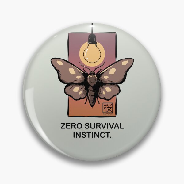 Item preview, Zero Survival Instinct Moth designed and sold by SakuraHaven.