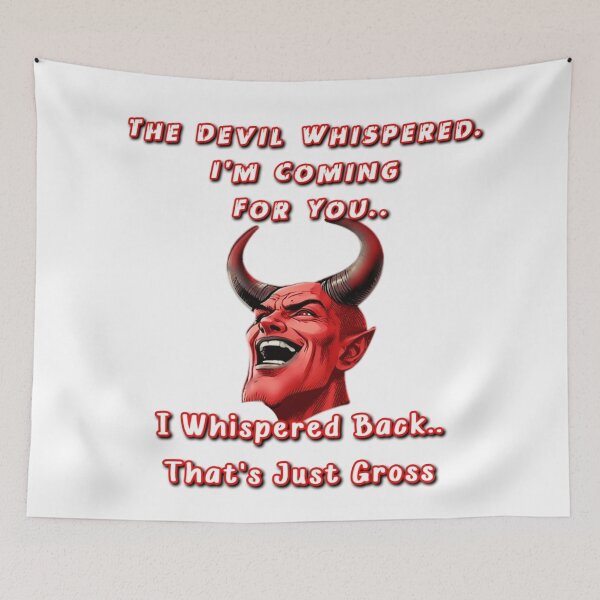 Item preview, THE DEVIL WHISPERED designed and sold by Pickle Wicked Designs.