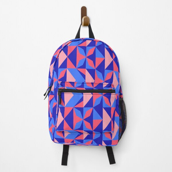 Item preview, Blue Pink Geometric Star Pattern designed and sold by Zaya_art.