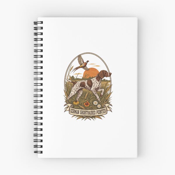 Item preview, German Shorthaired Pointer Vintage Hunting Dog Art designed and sold by AMICO77.