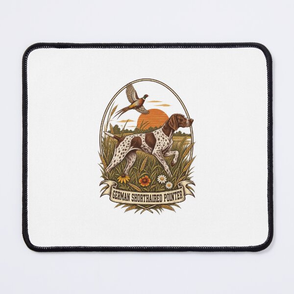 Item preview, German Shorthaired Pointer Vintage Hunting Dog Art designed and sold by AMICO77.