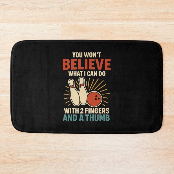 Item preview, funny bowling funny quote designed and sold by kiakuki.