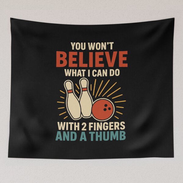Item preview, funny bowling funny quote designed and sold by kiakuki.