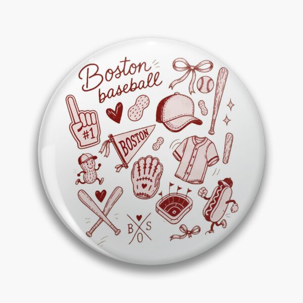 Artikelvorschau, Vintage-Doodle-Kunst für Boston-Baseball-Fans entworfen und verkauft von SarahSanc43018.