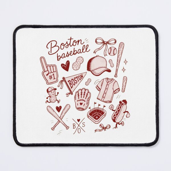 Artikelvorschau, Vintage-Doodle-Kunst für Boston-Baseball-Fans entworfen und verkauft von SarahSanc43018.