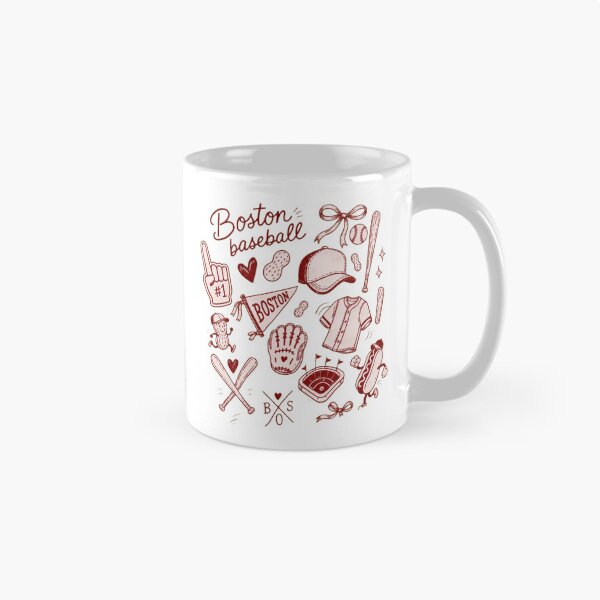 Artikelvorschau, Vintage-Doodle-Kunst für Boston-Baseball-Fans entworfen und verkauft von SarahSanc43018.