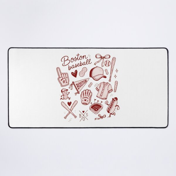 Item preview, Boston Baseball Fan Vintage Doodle Art designed and sold by SarahSanc43018.