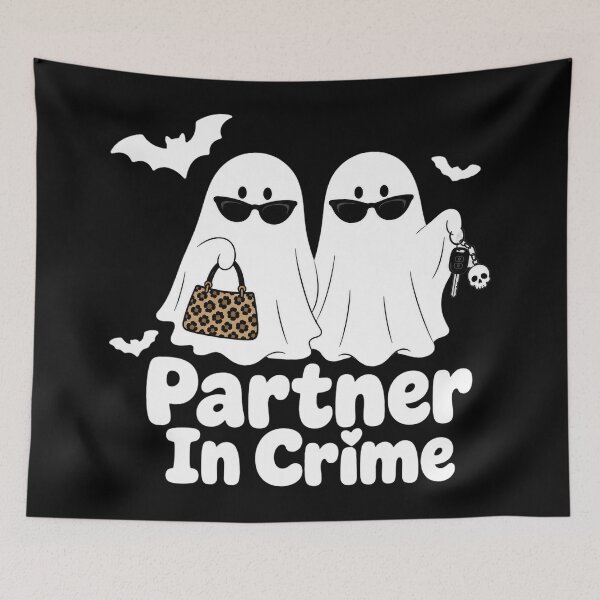 Item preview, Partner In Crime Matching Shirt | Glam Halloween Design designed and sold by MOCH- ART.