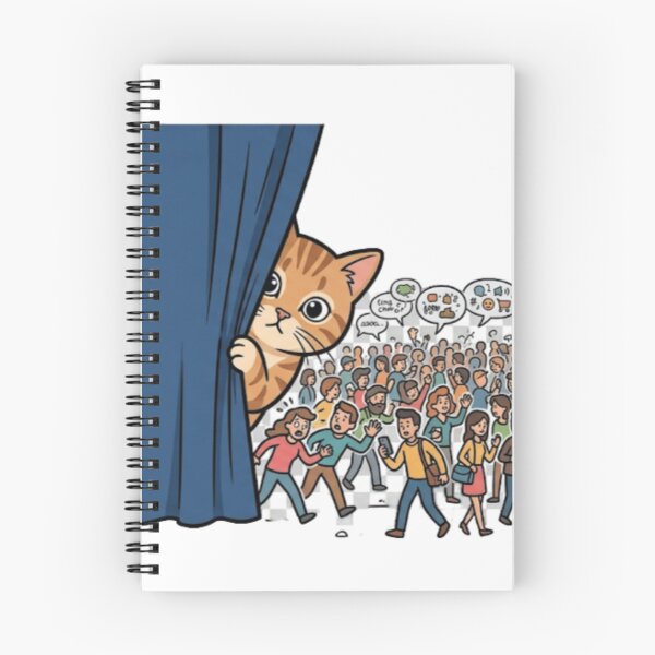 Item preview, Selectively Social Cats designed and sold by D TEE.