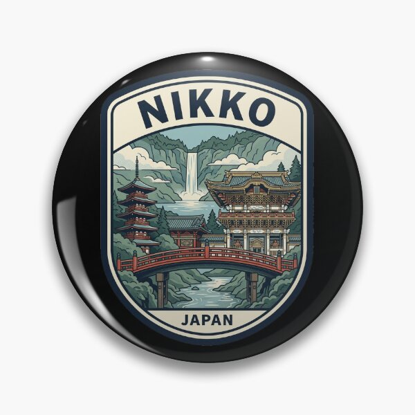 Artikelvorschau, Nikko Japan Reiseposter Shinkyo-Brücke Kegon entworfen und verkauft von k3rstman1.