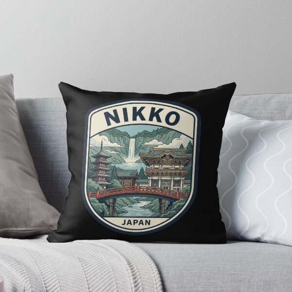 Item preview, Nikko Japan Travel Poster Shinkyo Bridge Kegon designed and sold by k3rstman1.