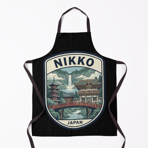 Item preview, Nikko Japan Travel Poster Shinkyo Bridge Kegon designed and sold by k3rstman1.