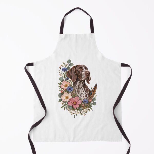 Item preview, German Shorthaired Pointer Floral Portrait designed and sold by AMICO77.