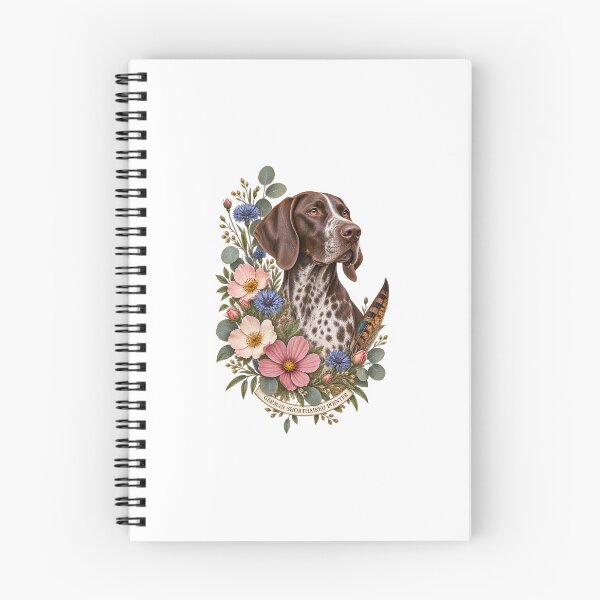 Item preview, German Shorthaired Pointer Floral Portrait designed and sold by AMICO77.