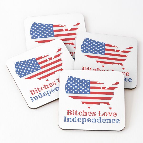 Item preview, Bitches Love Independence. funny patriotic, american flag, american pride. designed and sold by NPC-wear.