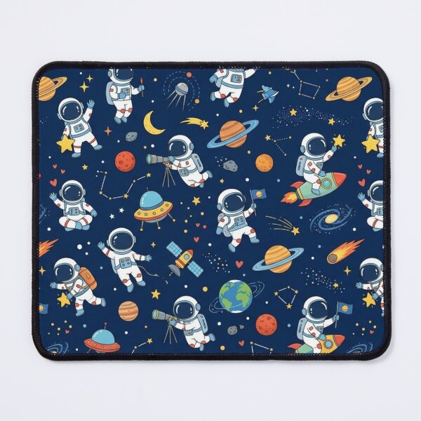 Item preview, Cute Space Explorers Seamless Pattern designed and sold by lungpleecha.