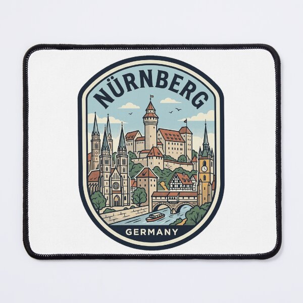 Item preview, Retro Nürnberg Germany Imperial Castle Skyline designed and sold by k3rstman1.