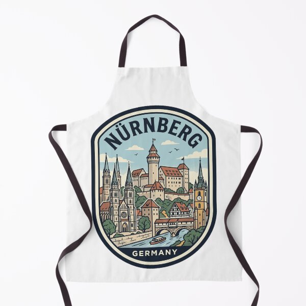 Item preview, Retro Nürnberg Germany Imperial Castle Skyline designed and sold by k3rstman1.
