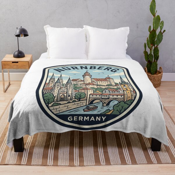 Item preview, Retro Nürnberg Germany Imperial Castle Skyline designed and sold by k3rstman1.