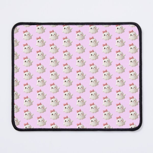 Item preview, Kawaii Winking Pink Bow Ghost designed and sold by deisgnsbyshane.
