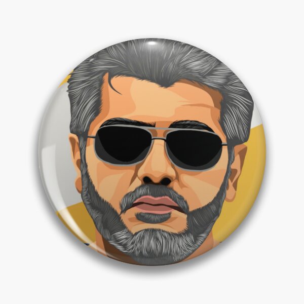 Item preview, Ajith Kumar T-Shirt | Thala Ajith Tamil Cinema Fan Art Portrait designed and sold by lexxclothing.