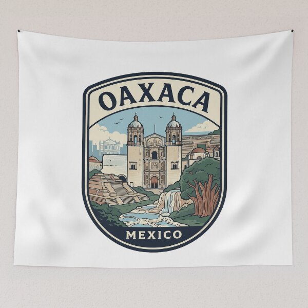 Item preview, Oaxaca Mexico Travel Emblem Vintage Souvenir designed and sold by k3rstman1.