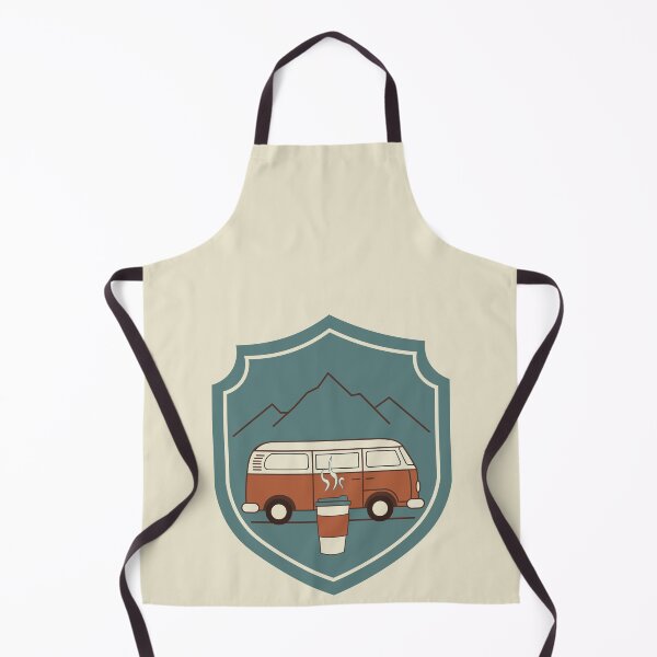 Item preview, Vintage Camper Van & Mountain Adventure Badge - Retro Road Trip Design designed and sold by IllustratorNZ.