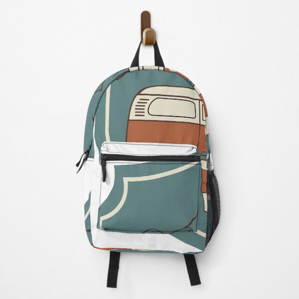 Item preview, Vintage Camper Van & Mountain Adventure Badge - Retro Road Trip Design designed and sold by IllustratorNZ.