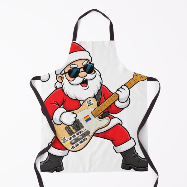 Item preview, Rockin' Santa Claus Shredding the Electric Guitar styles at Christmas Concert designed and sold by Donald-Bryantt.