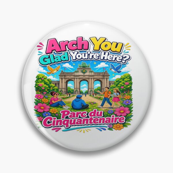 Item preview, Arch You Glad You’re Here? – Parc du Cinquantenaire Brussels Belgium Travel Design designed and sold by Sushikidsntoddlers.