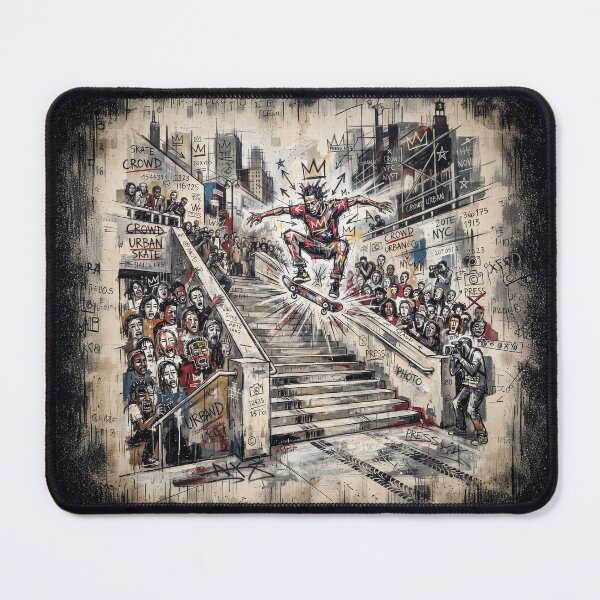 Item preview, Urban Chaos Skateboarding Pop Art designed and sold by Home Decor Art.