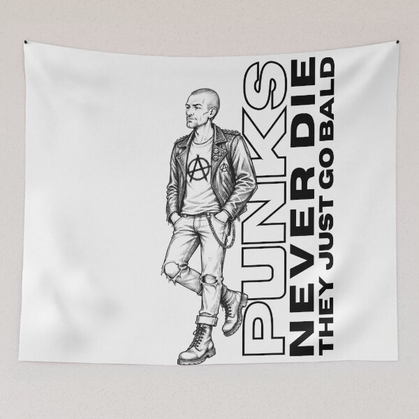 Item preview, Punks Never Die designed and sold by print-ES.
