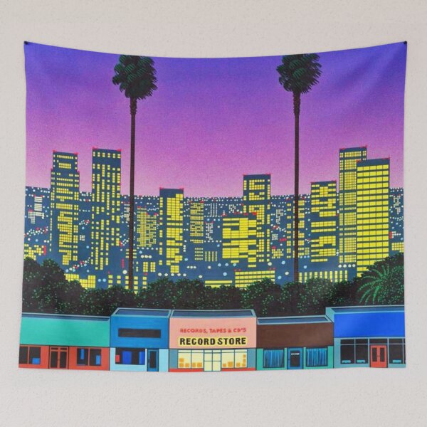Item preview, Hiroshi nagai - City Resort Night designed and sold by glenhiggins.